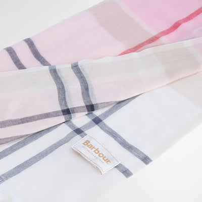 Abigail Tartan Cotton/Linen Scarf
