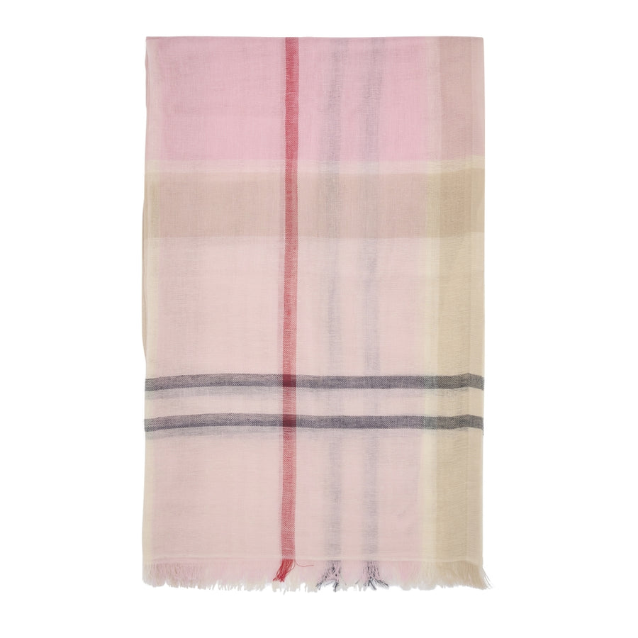 Abigail Tartan Cotton/Linen Scarf