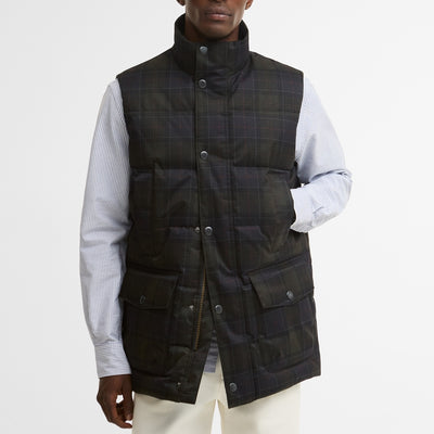 Lonnen Tartan Puffer Gilet