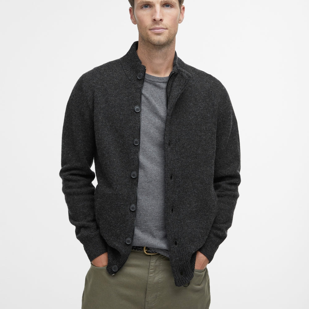 Essential Elbow Patch Cardigan Sweater