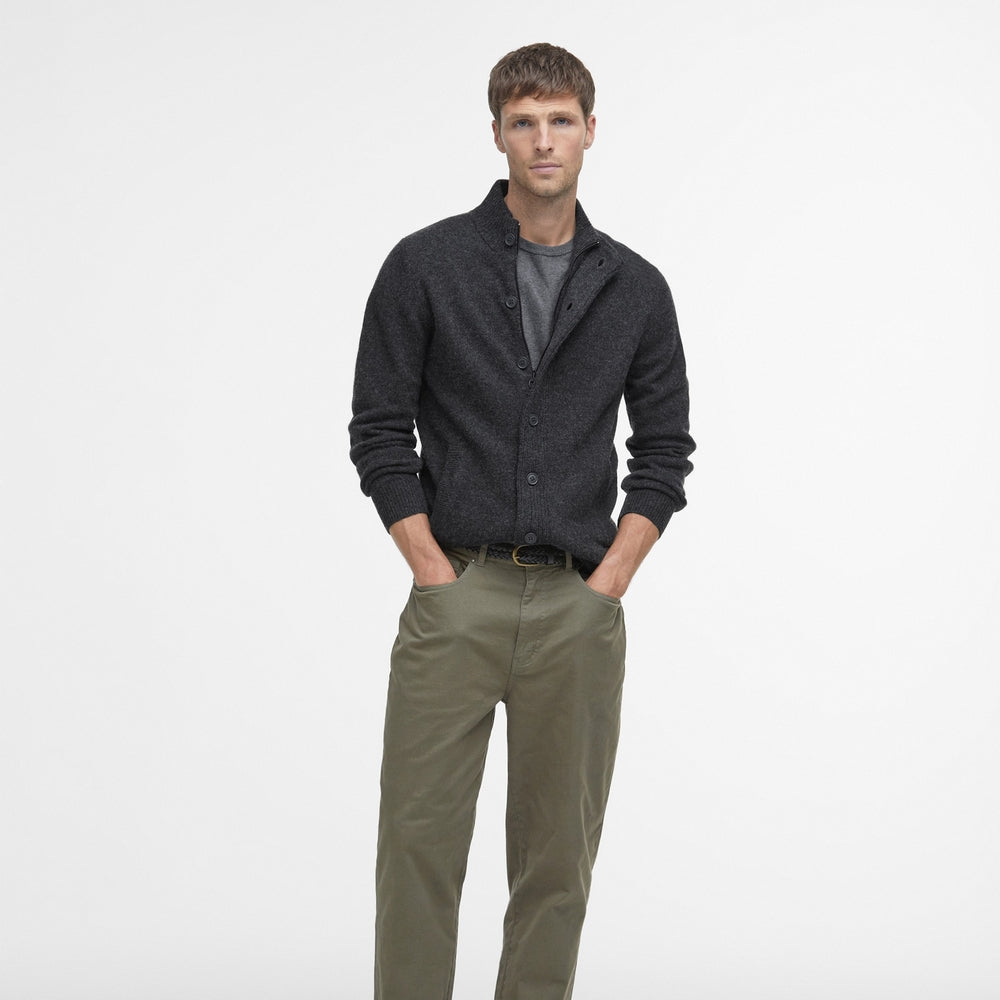 Essential Elbow Patch Cardigan Sweater