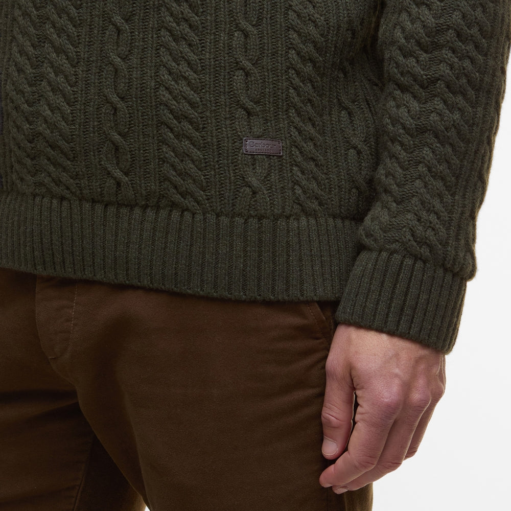 Lowfen Cable-Knit Crew Sweater