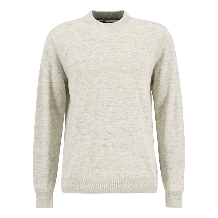 Barbour Flaxby Linen Cotton Crew Neck - M.W. Reynolds