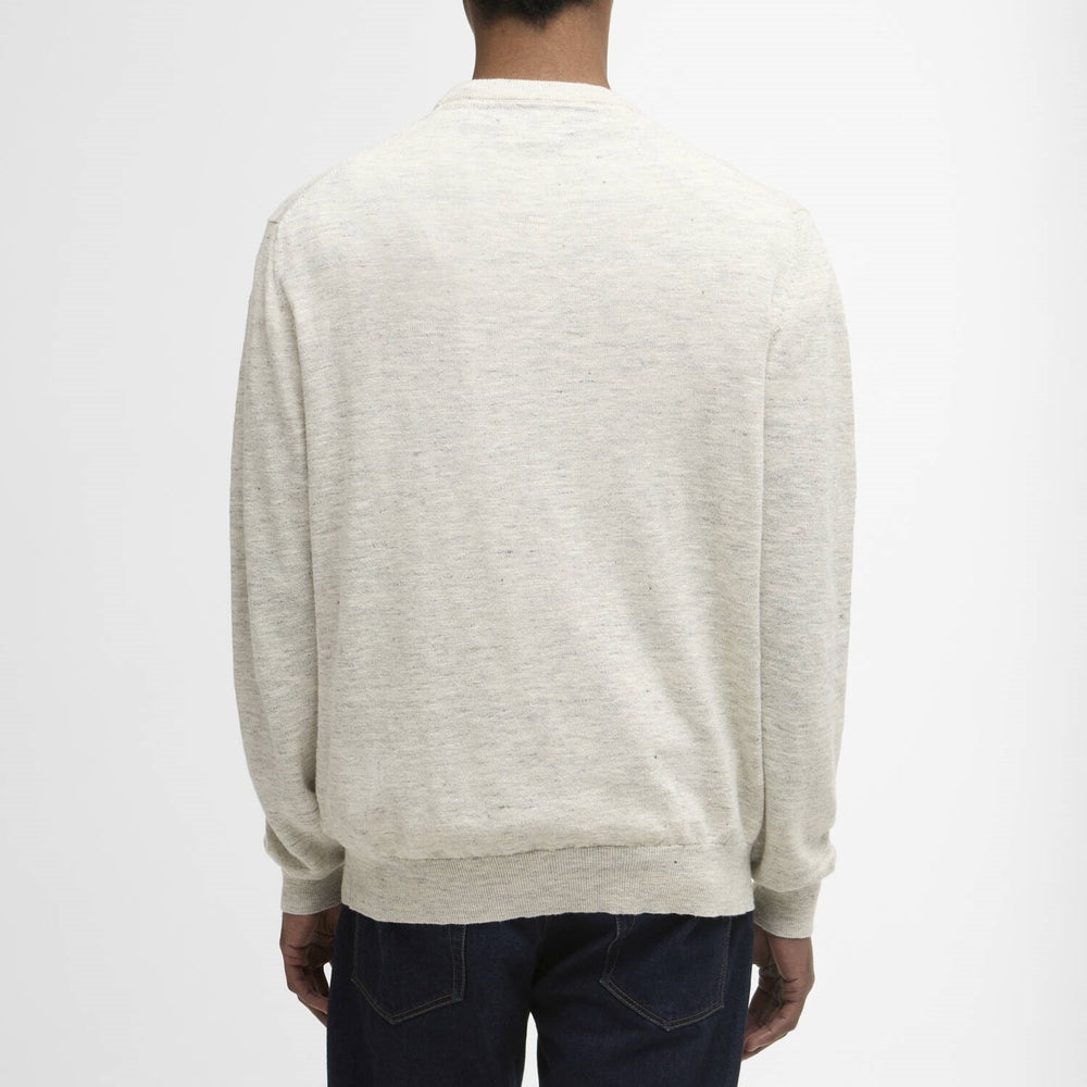 Barbour Flaxby Linen Cotton Crew Neck - M.W. Reynolds