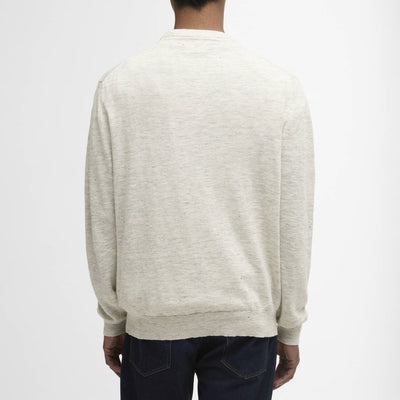 Barbour Flaxby Linen Cotton Crew Neck - M.W. Reynolds