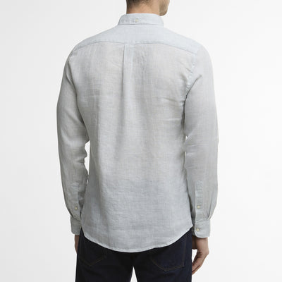 Barbour Linton Houndstooth Linen Shirt - M.W. Reynolds