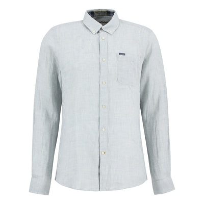 Barbour Linton Houndstooth Linen Shirt - M.W. Reynolds
