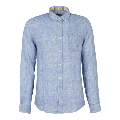 Barbour Linton Houndstooth Linen Shirt - M.W. Reynolds