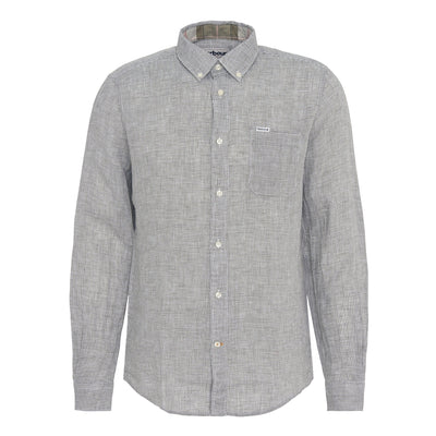 Linton Houndstooth Linen Shirt