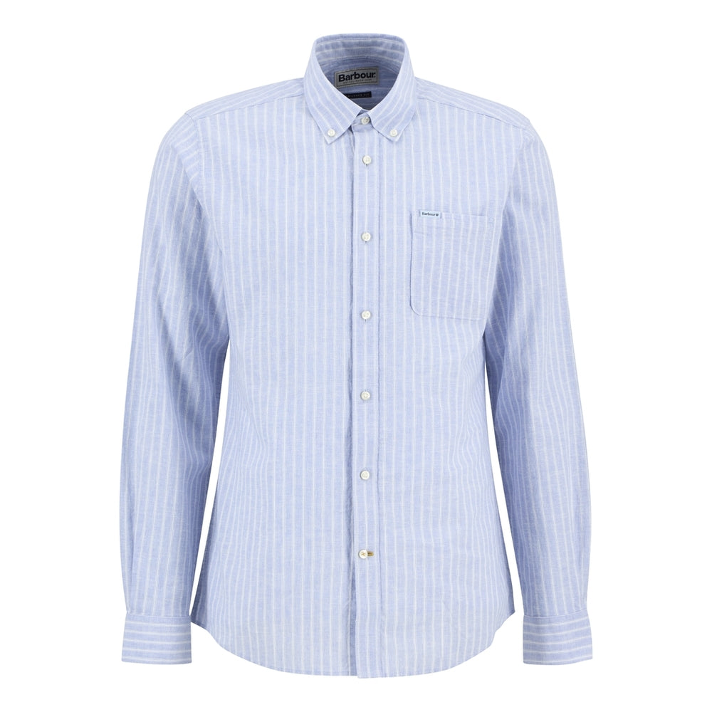 Nelson Linen/Cotton Striped Shirt