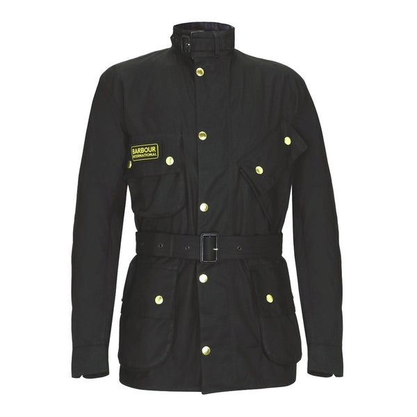 Barbour international backmarker shop rustic wax jacket