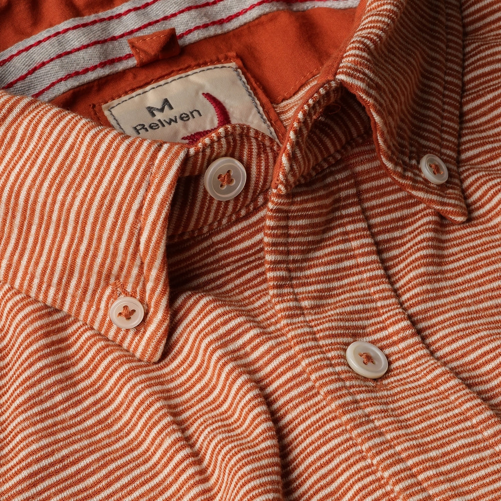 Hemp Stripe Buttondown Shirt