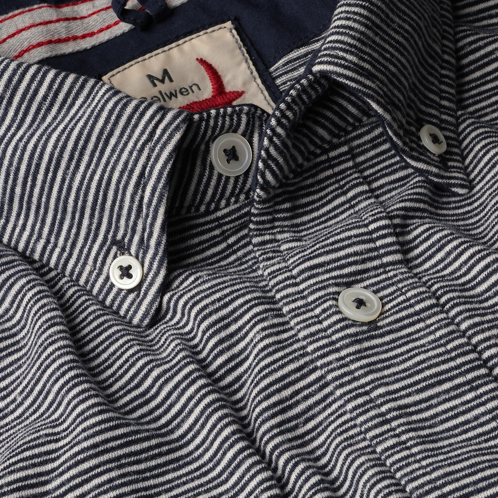 Hemp Stripe Buttondown Shirt