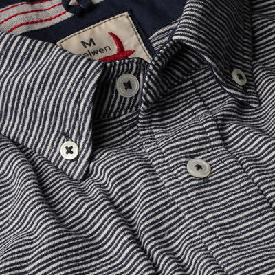 Hemp Stripe Buttondown Shirt