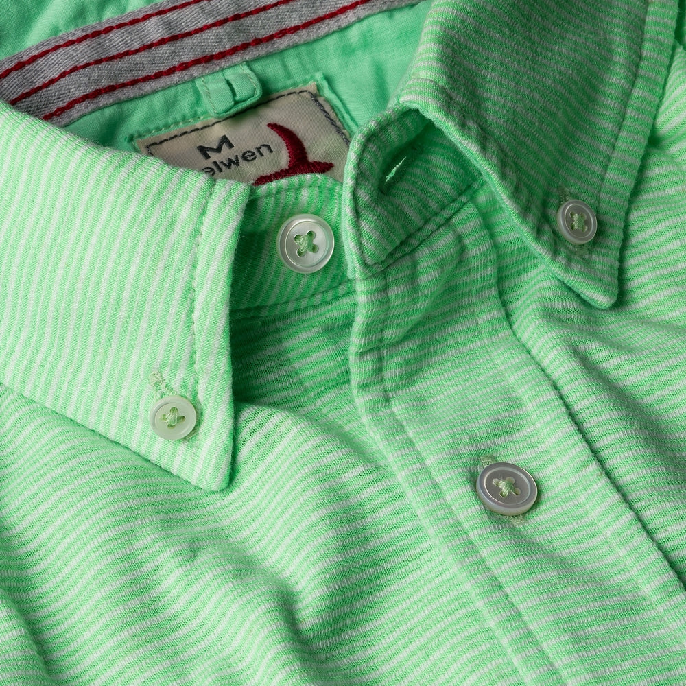 Hemp Stripe Buttondown Shirt