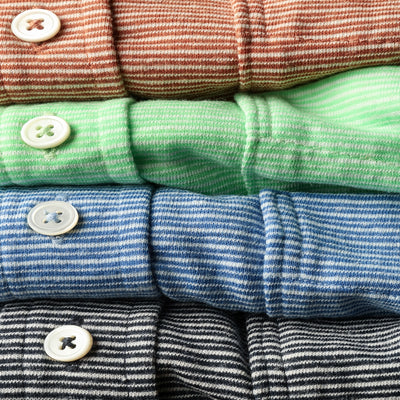 Hemp Stripe Buttondown Shirt