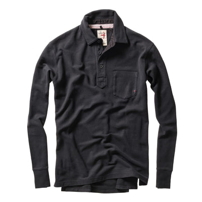 Long Sleeve Vintage Pique Polo