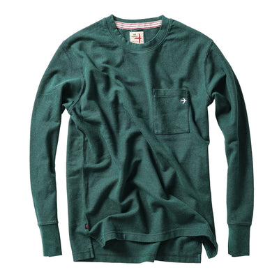 Long Sleeve Vintage Pique Crew