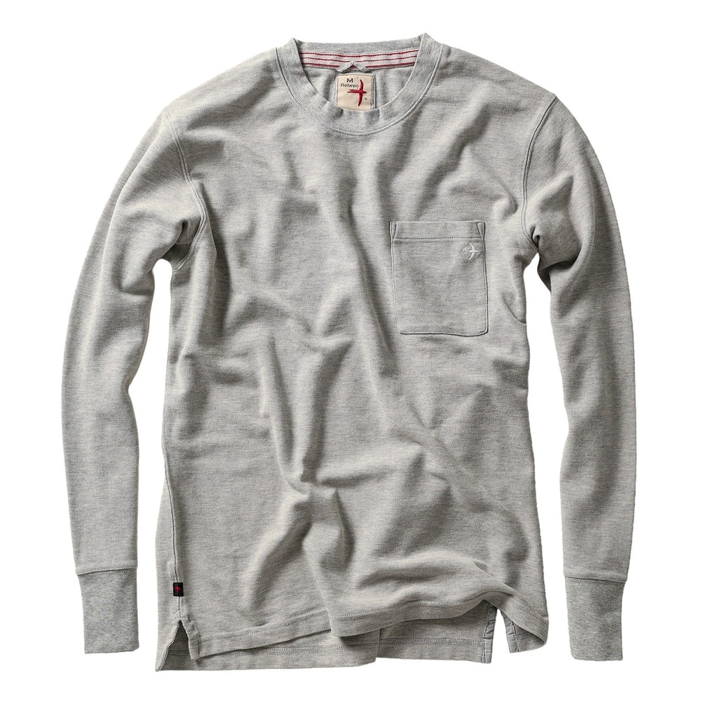 Long Sleeve Vintage Pique Crew