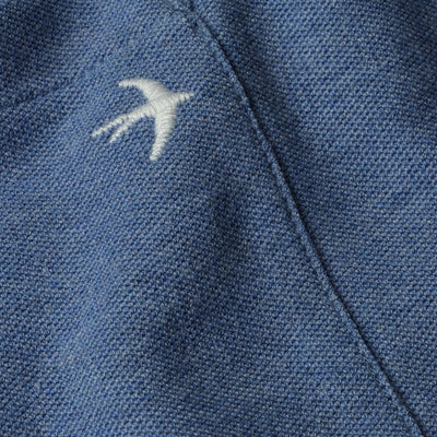 Long Sleeve Vintage Pique Crew