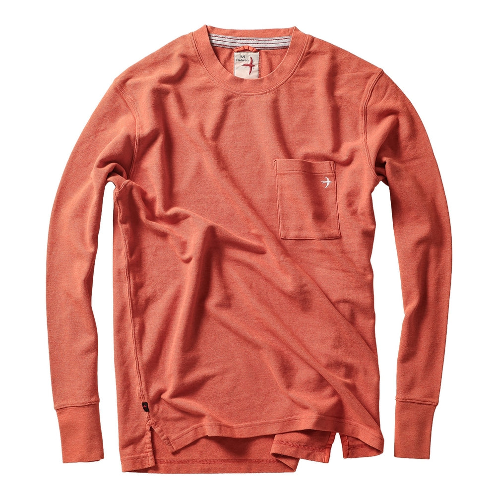 Long Sleeve Vintage Pique Crew