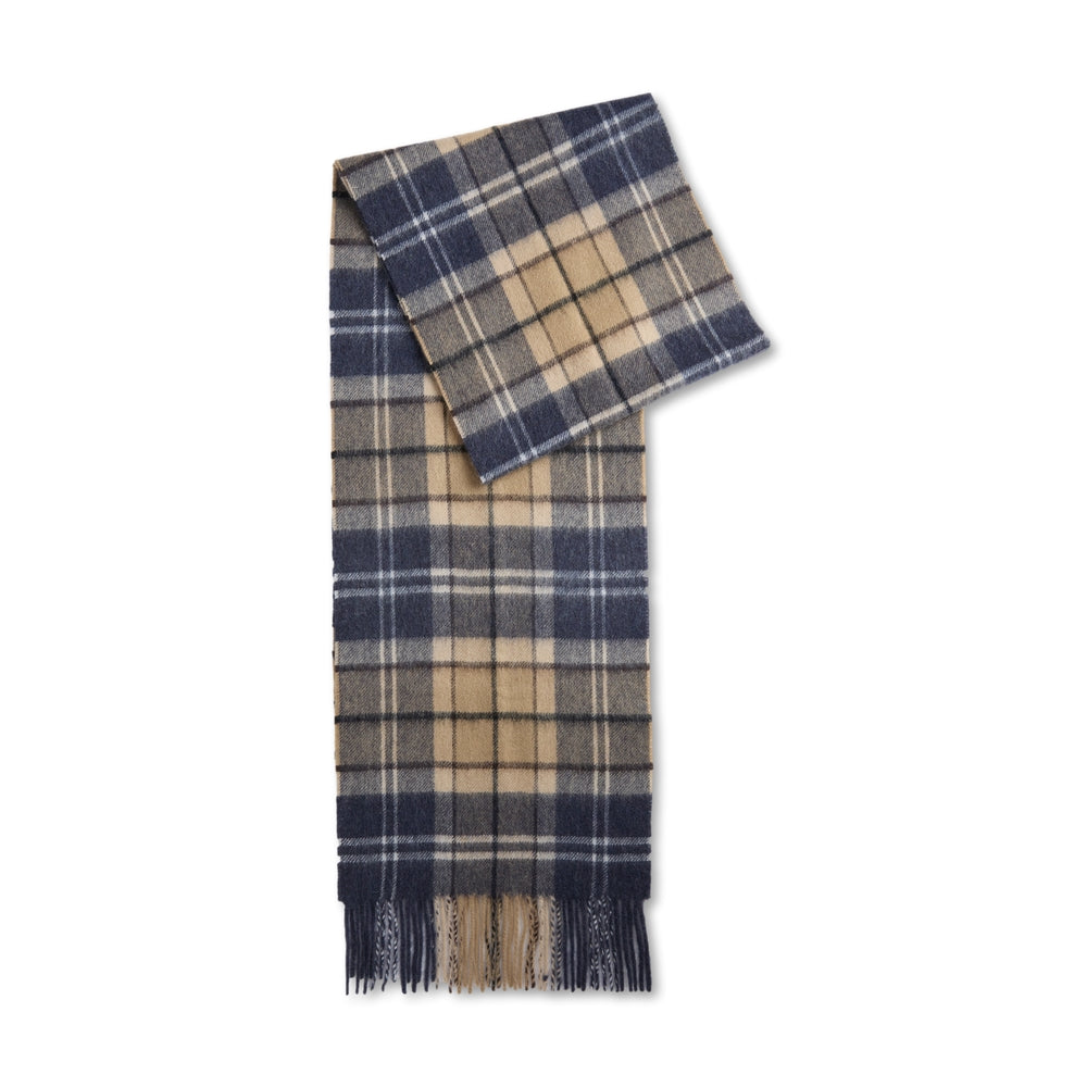 Merino and Cashmere Tartan Scarf