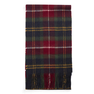 Merino and Cashmere Tartan Scarf