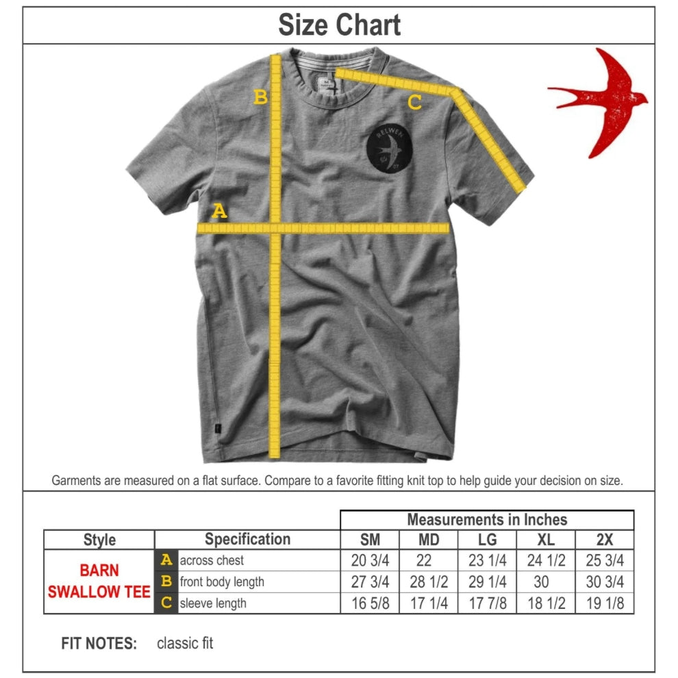 Relwen Barn Swallow Tee - M.W. Reynolds
