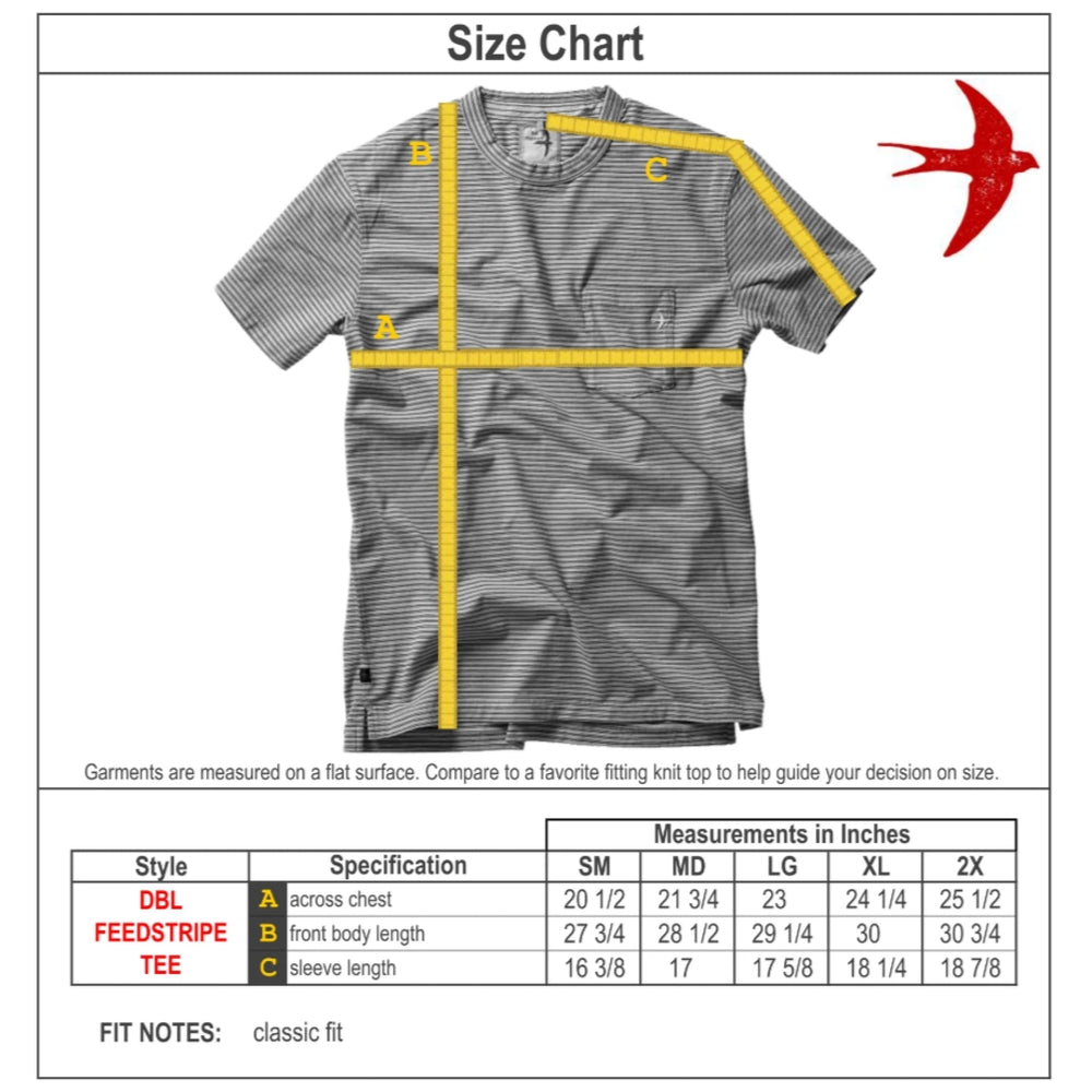 Double Feedstripe Tee