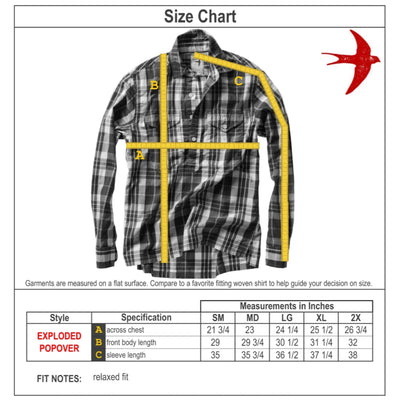 Exploded Popover Shirt