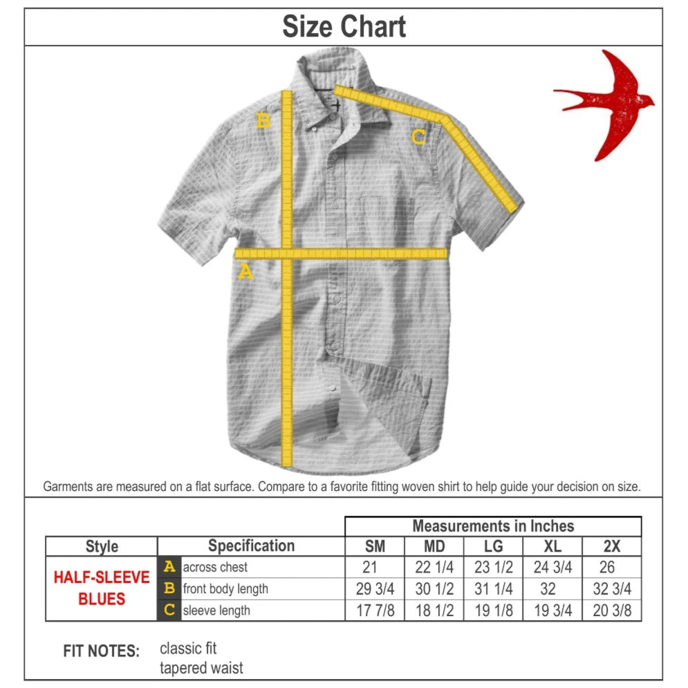 Relwen Half-Sleeve Blues Shirt - M.W. Reynolds