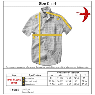 Relwen Half-Sleeve Blues Shirt - M.W. Reynolds