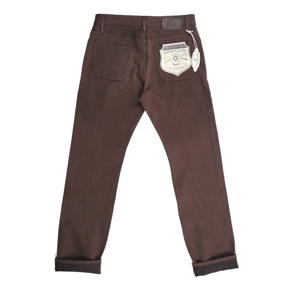 Trabuco Classic Straight 15 oz. Dark Brown Raw Selvedge Denim