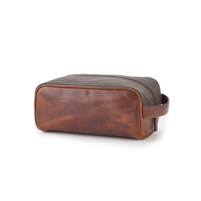 Waxed Canvas Dopp Kit