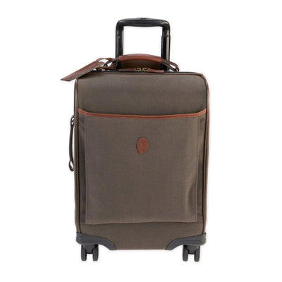 Waxed Canvas Wheeled Carry-On Bag