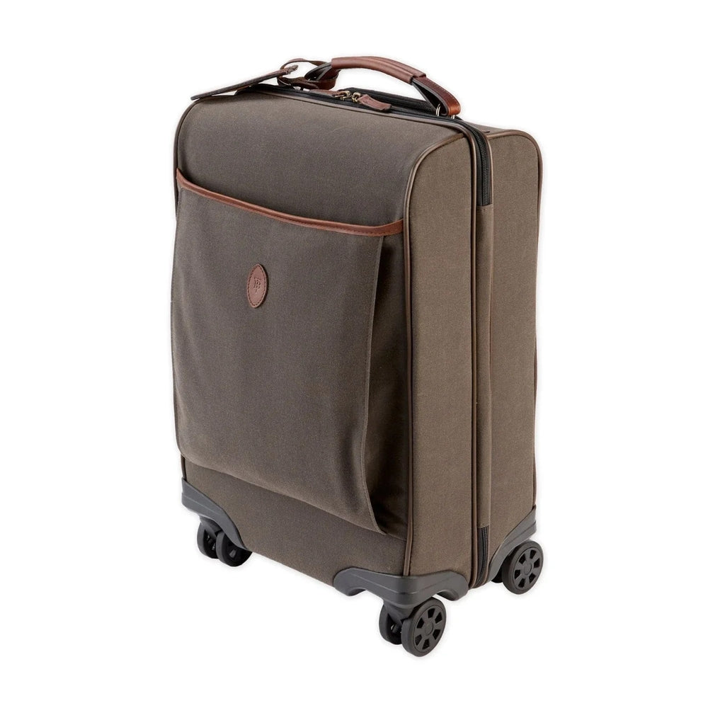 Waxed Canvas Wheeled Carry-On Bag