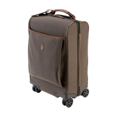 Waxed Canvas Wheeled Carry-On Bag