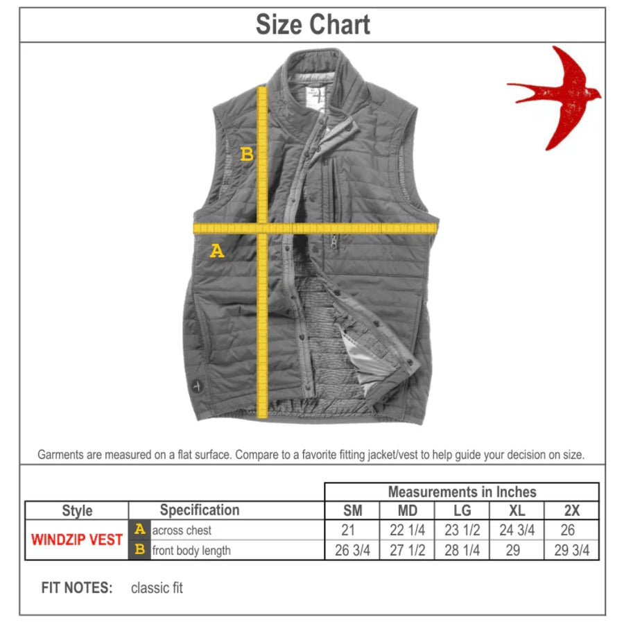 Relwen Windzip Vest - M.W. Reynolds