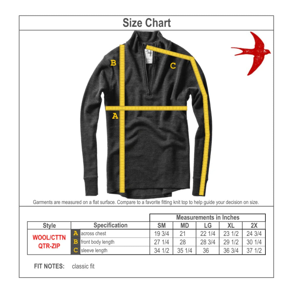 Wool/Cotton Quarter-Zip