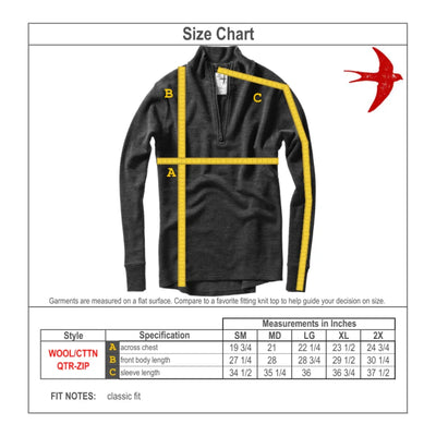 Wool/Cotton Quarter-Zip