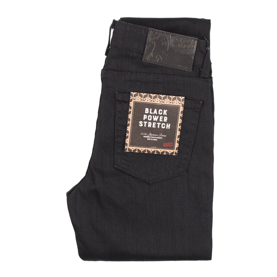 Naked & Famous Denim Women's Black Power Stretch - Skinny - M.W. Reynolds