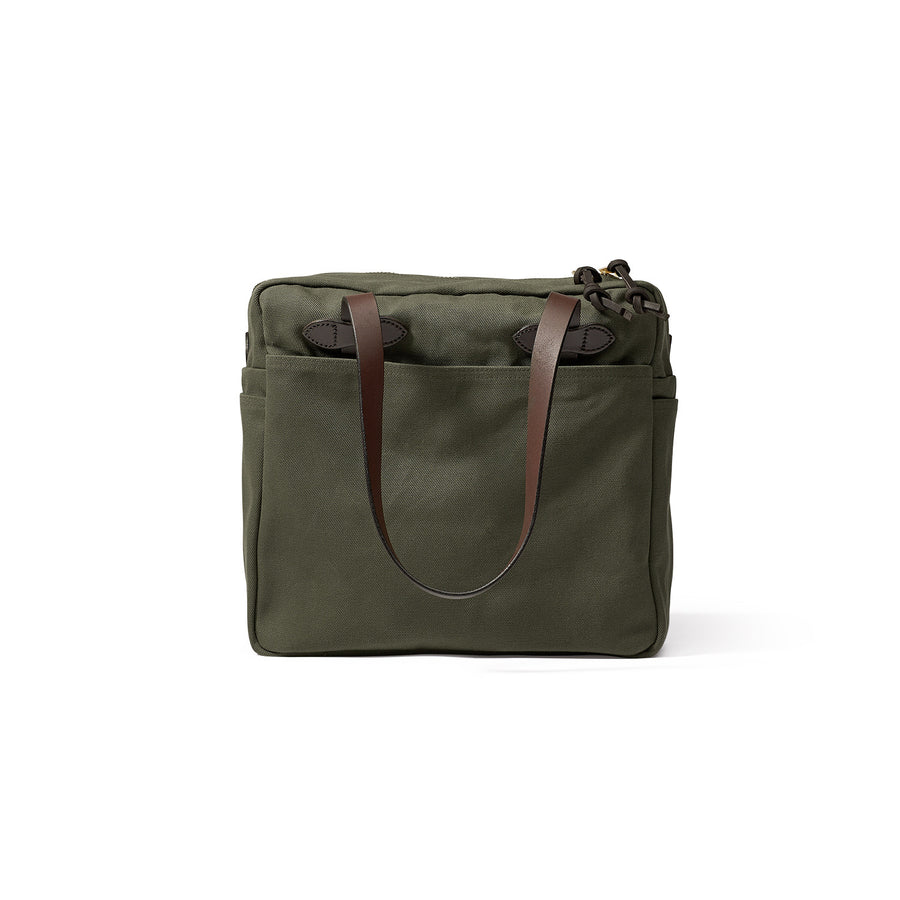 Rugged Twill Tote Bag With Zipper - M.W. Reynolds