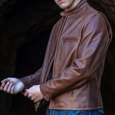 Schott 530 Burnished Cafe Racer Jacket - M.W. Reynolds