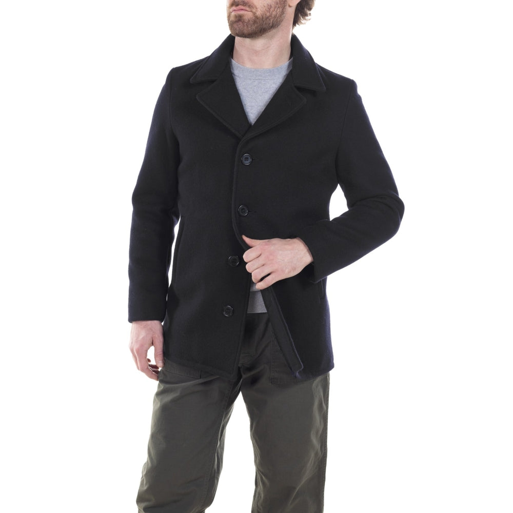 Single Breasted Wool Car Coat