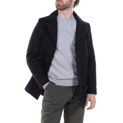 Single Breasted Wool Car Coat