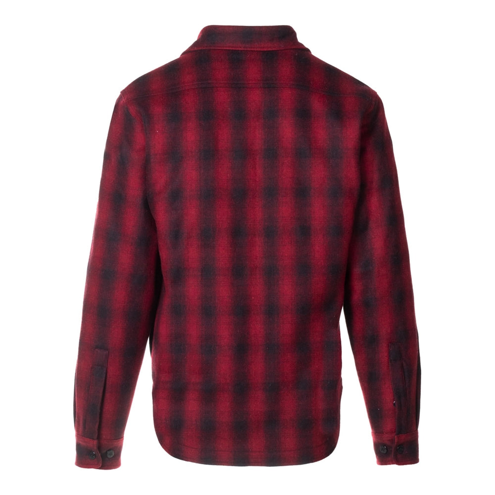 Sherpa Lined Wool CPO Plaid Shirt-Jacket