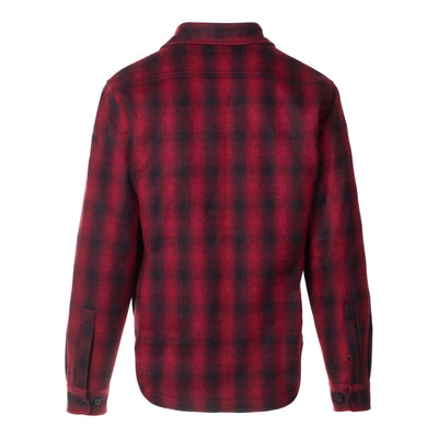 Sherpa Lined Wool CPO Plaid Shirt-Jacket