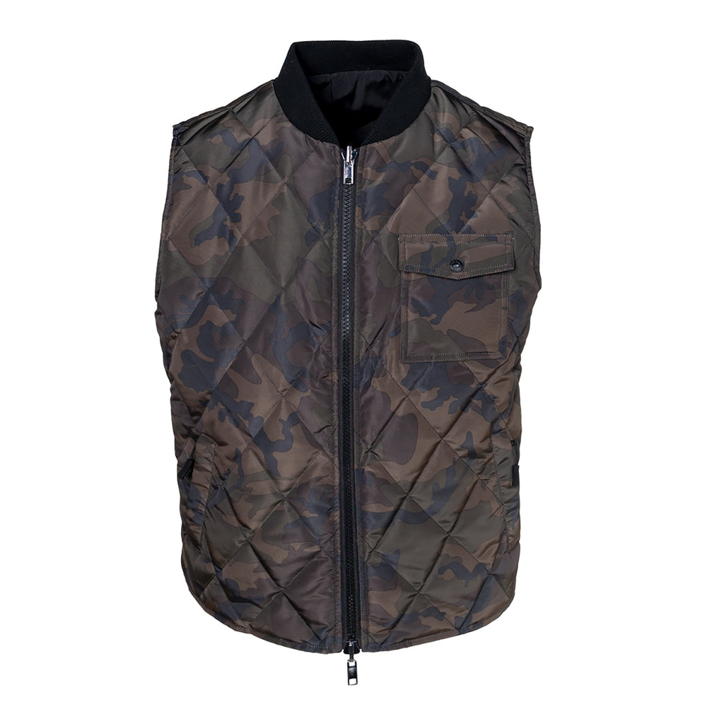 Reversible Down Filled Lightweight Quilted Vest