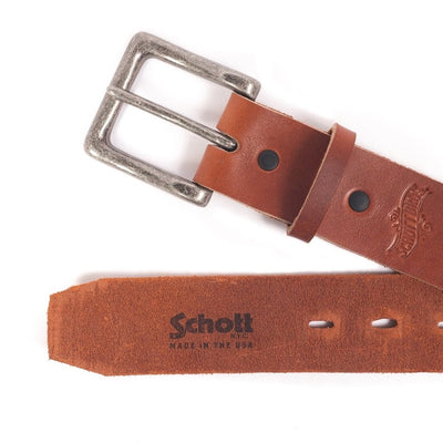 Schott Horween Steerhide Leather Belt - M.W. Reynolds