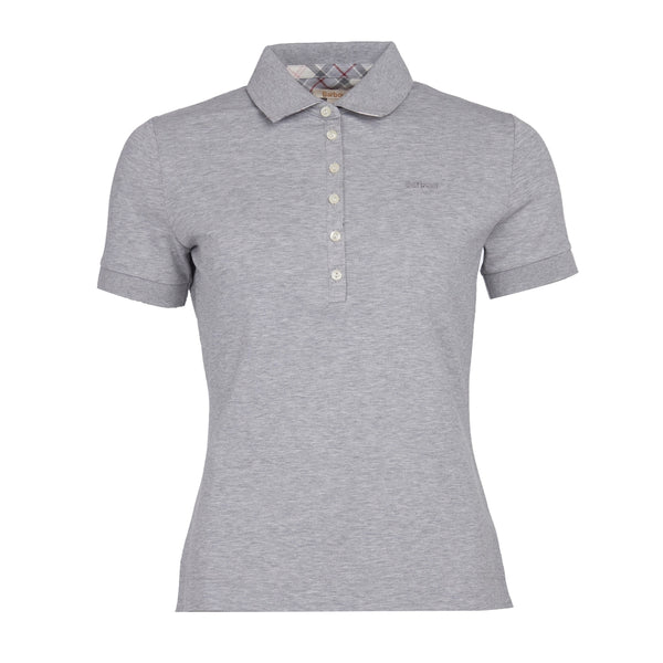 Barbour Women s Portsdown Polo Shirt LML0634GY32 Light Grey Heather M.W. Reynolds